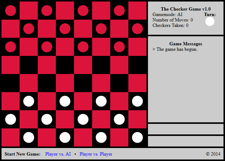 Checkers with 'AI'