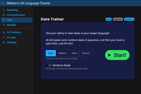 Walden's Language AI Trainer