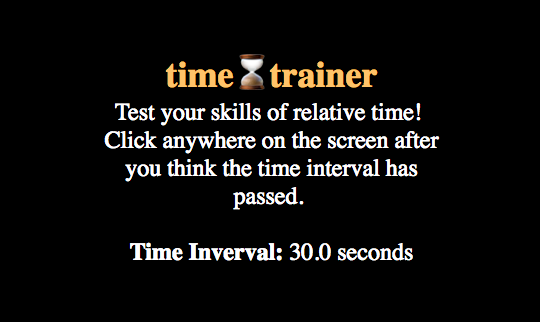 Time Trainer